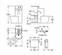 FRANKE HEAVY DUTY COMBINACION WC LAVABO